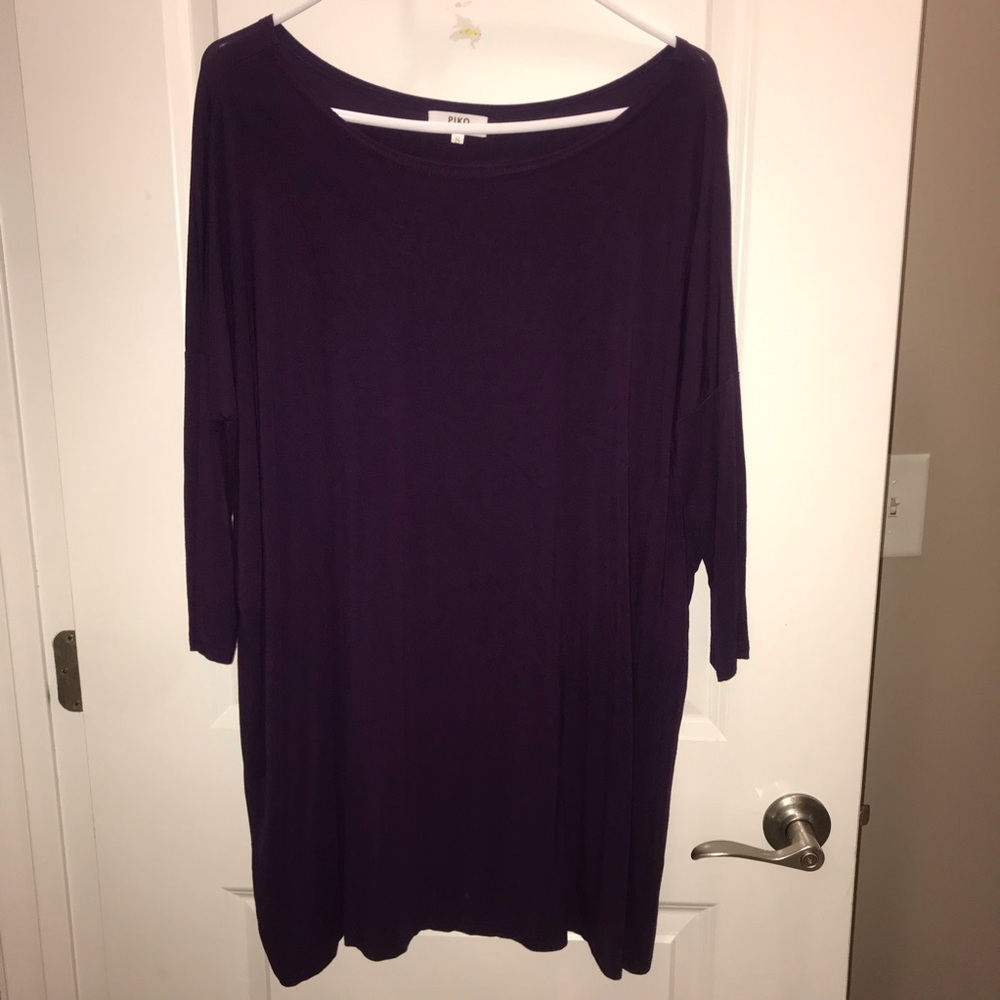 Purple Piko dress